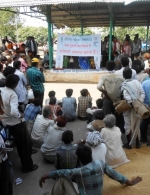 Puppet show at Mandsaur, MP