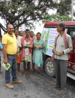 Jeep campaign, Mashrakh, Saran, Vaishali Bihar, 13 oct 2014